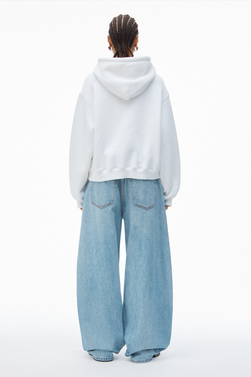 PUFF LOGO HOODIE IN STRUCTURED TERRY 4