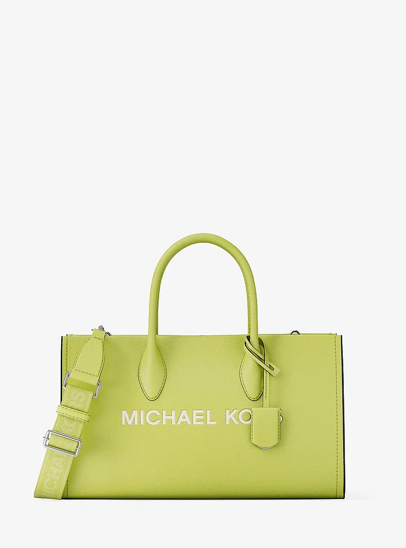 Mirella Medium Pebbled Leather Satchel - 1