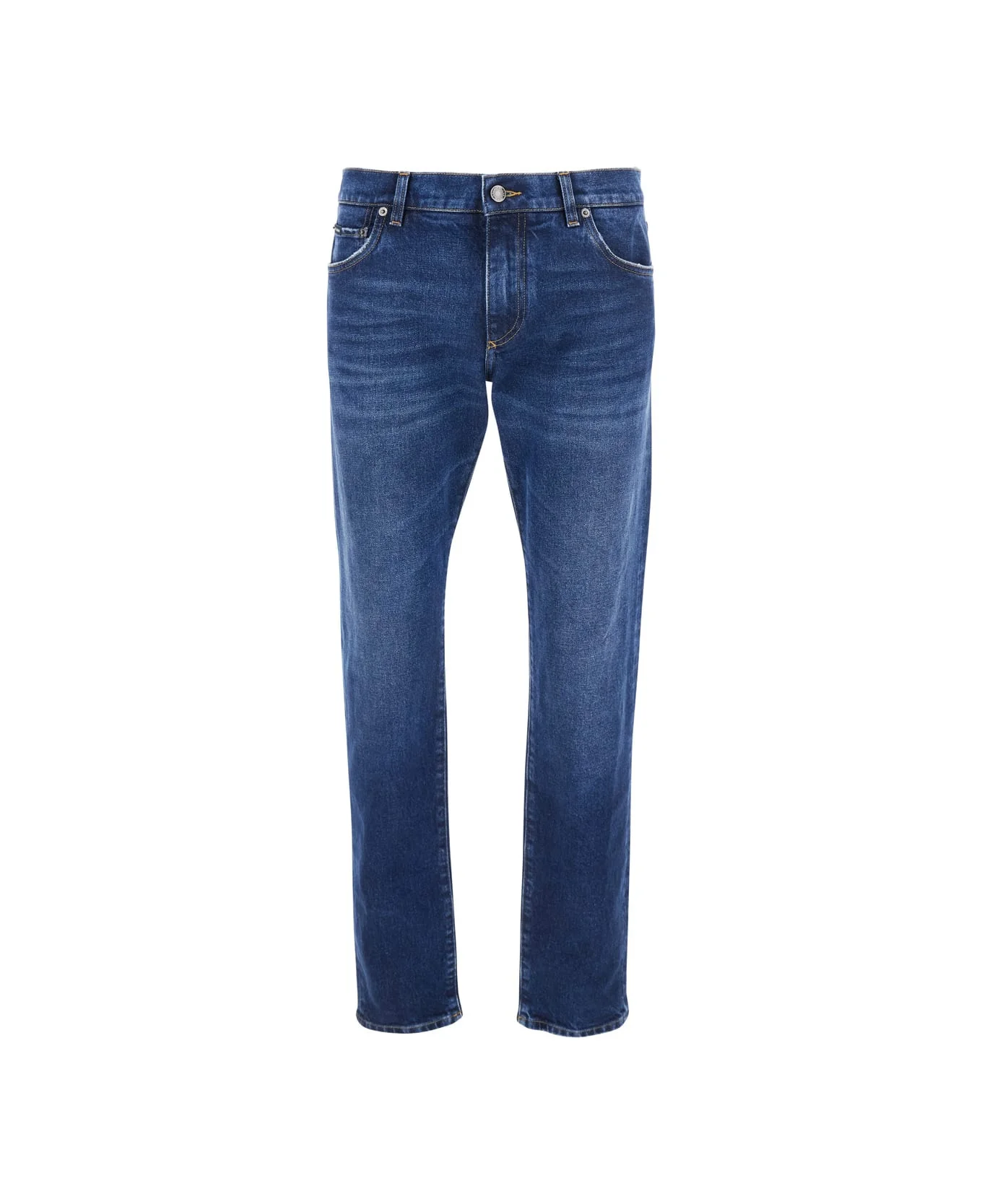 Plaque Logo Jeans - 1