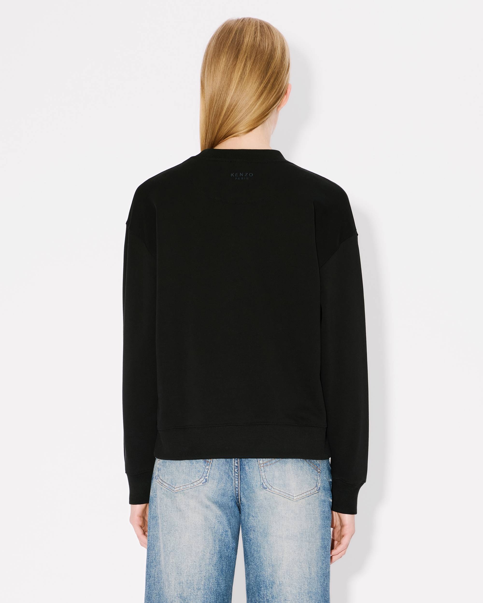 'Boke Flower' embroidered sweatshirt in cotton - 4