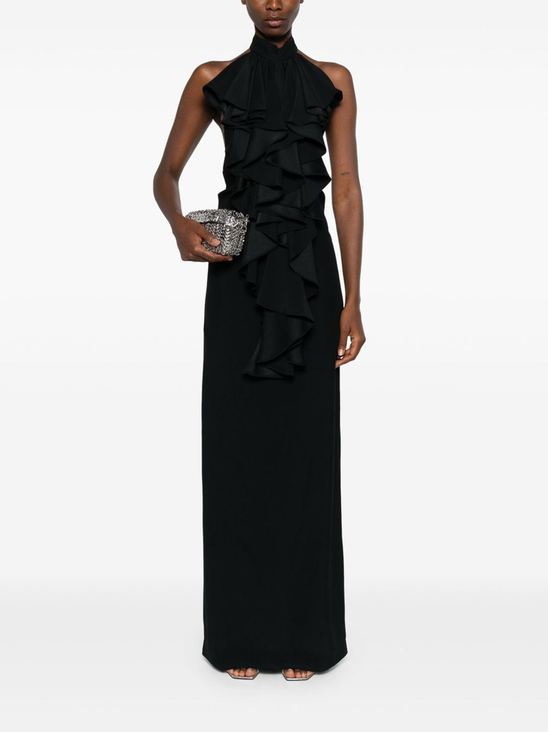 VIKTOR & ROLF jabot-collar gown outlook