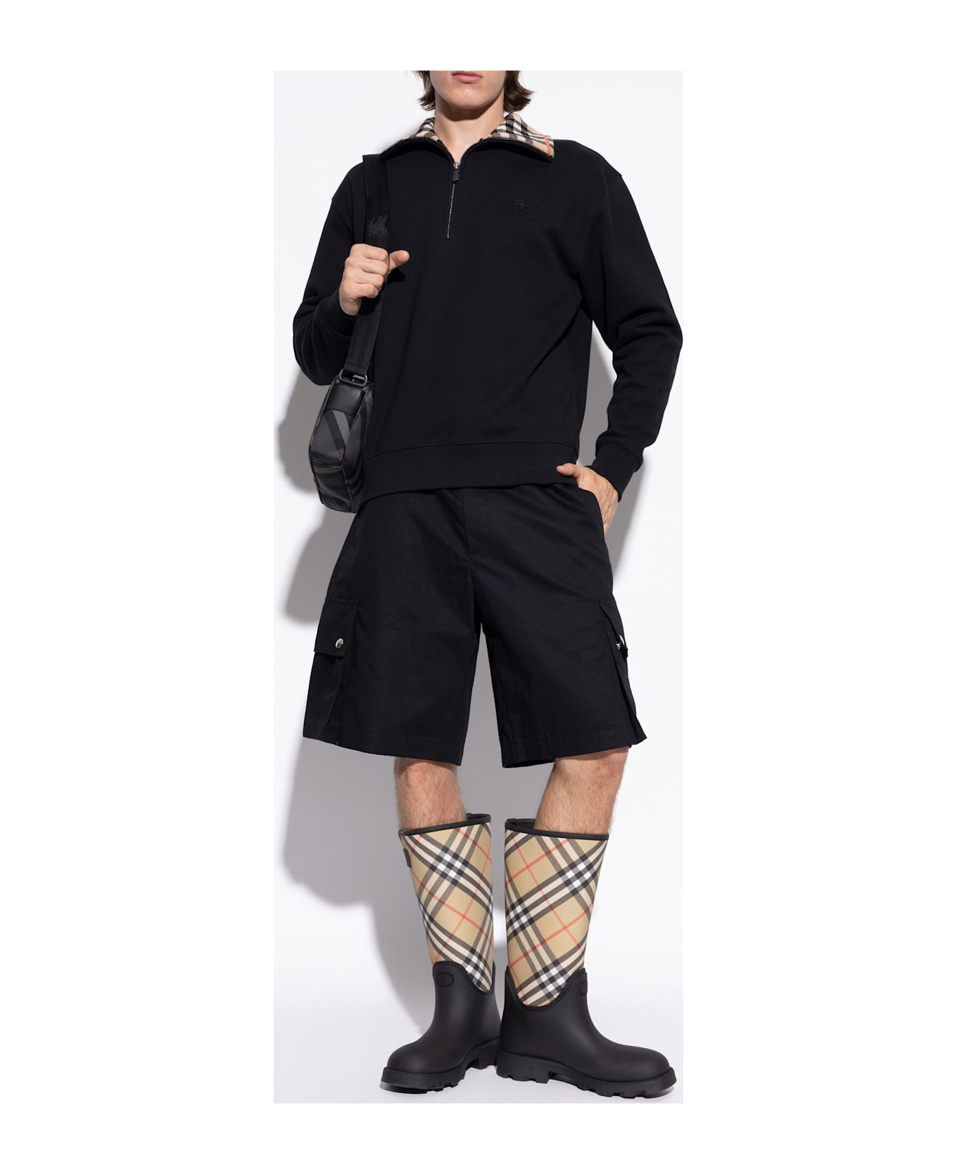 Burberry Plaid Pattern Rain Boots - 3