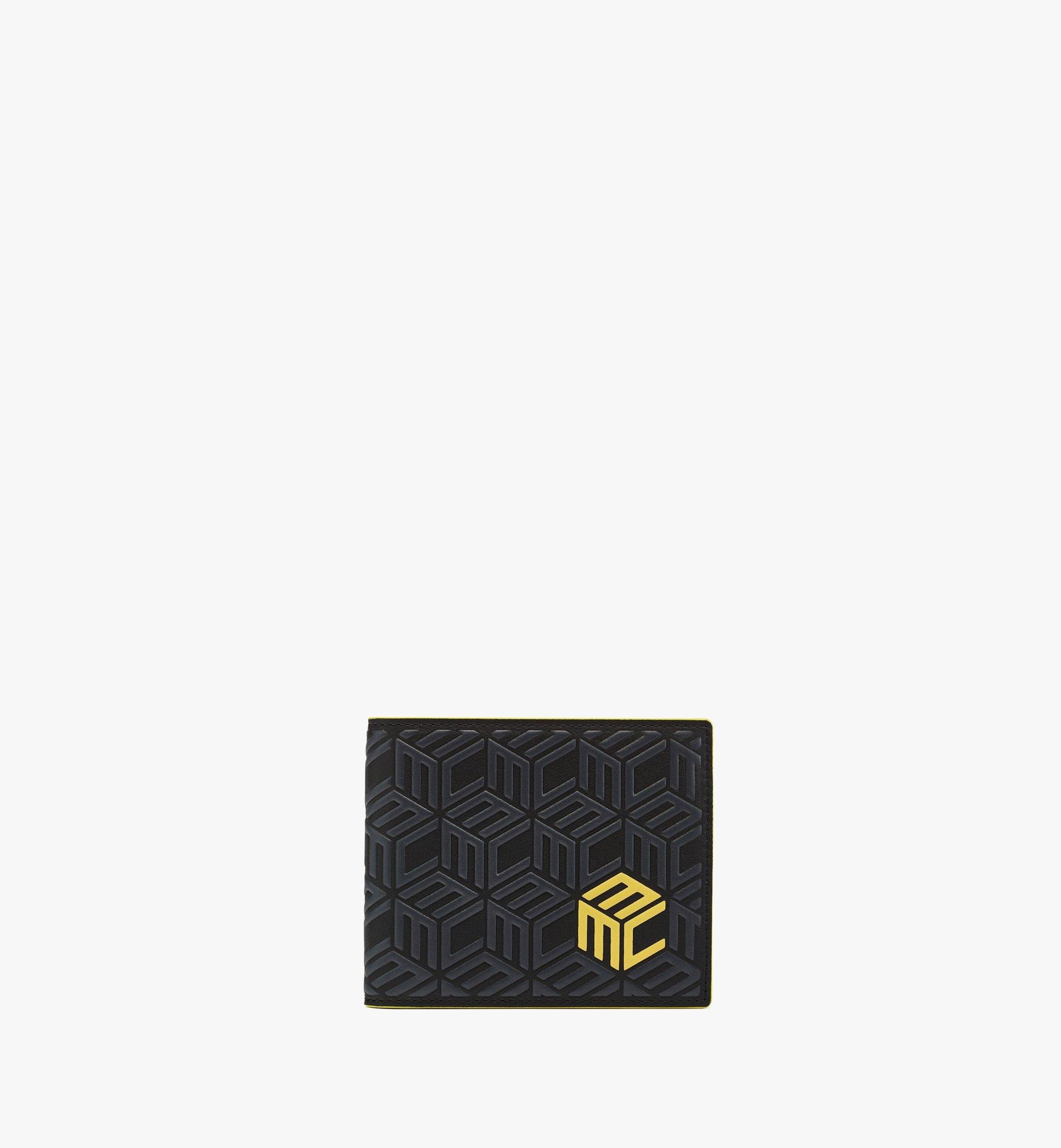 Bifold Wallet in Cubic Monogram Leather - 1