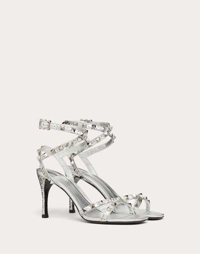 Valentino Rockstud Flair Glitter Sandal 85mm outlook