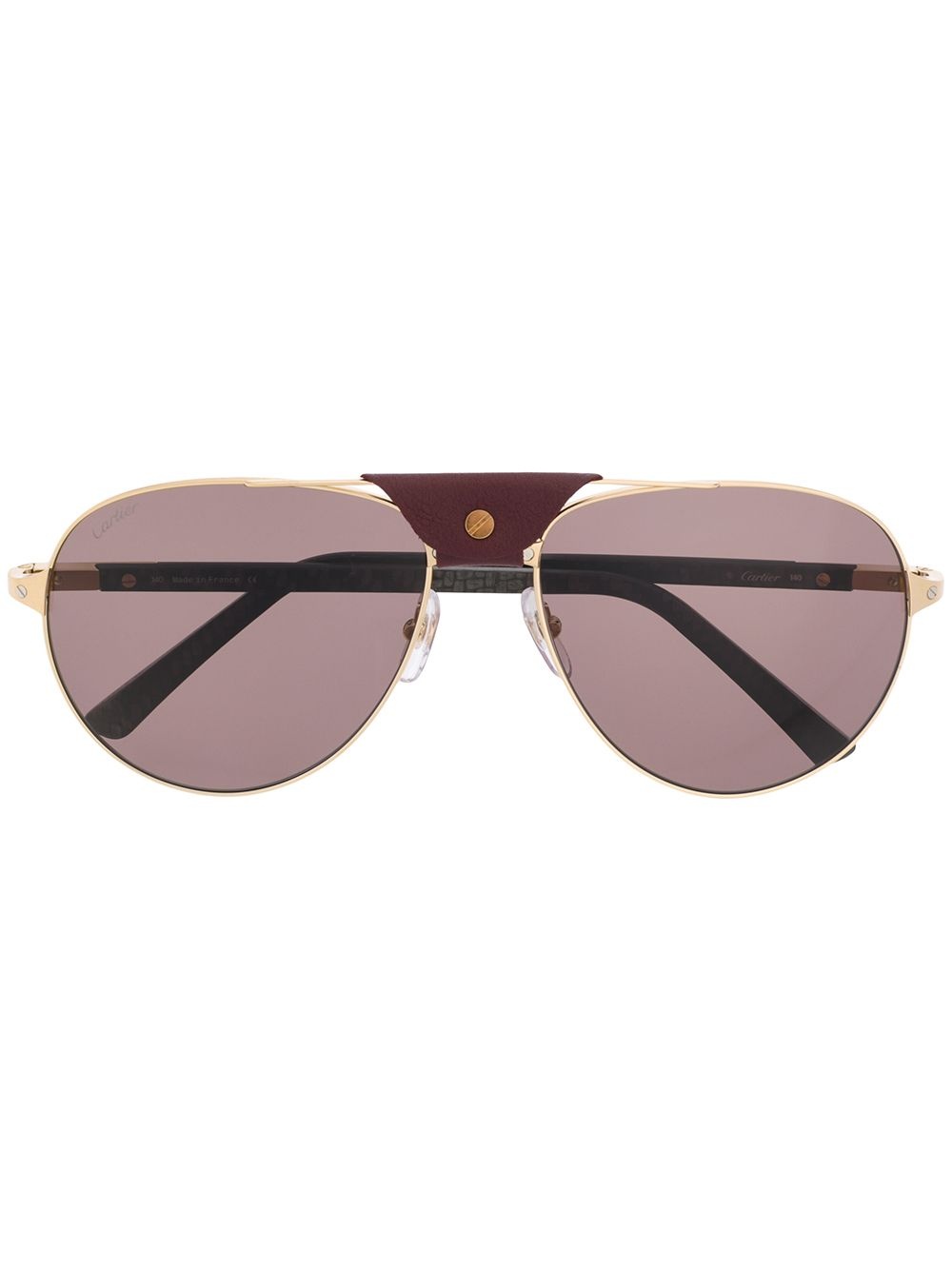 Santos de Cartier aviator-frame sunglasses - 2