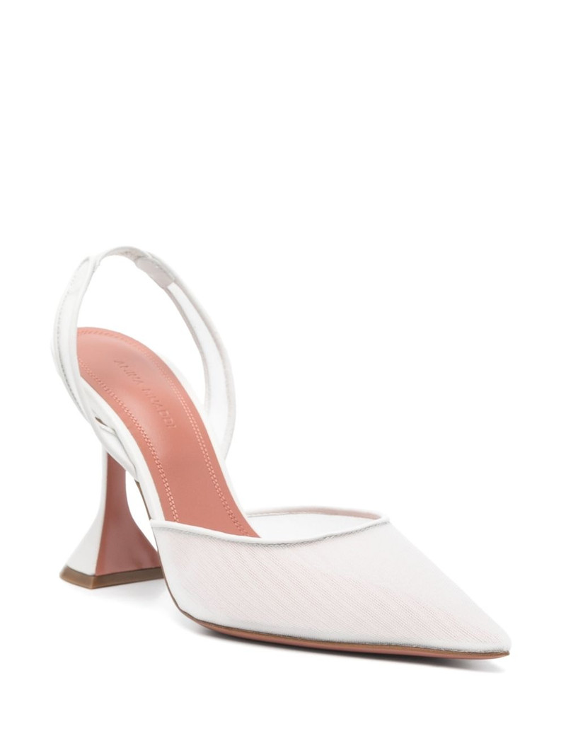 Amina Muaddi 100mm Holli pumps outlook