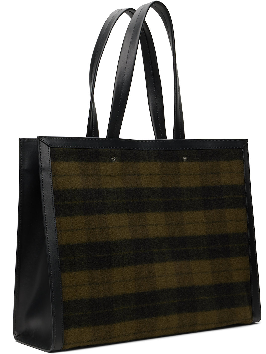 Khaki & Black Linus Tote - 2