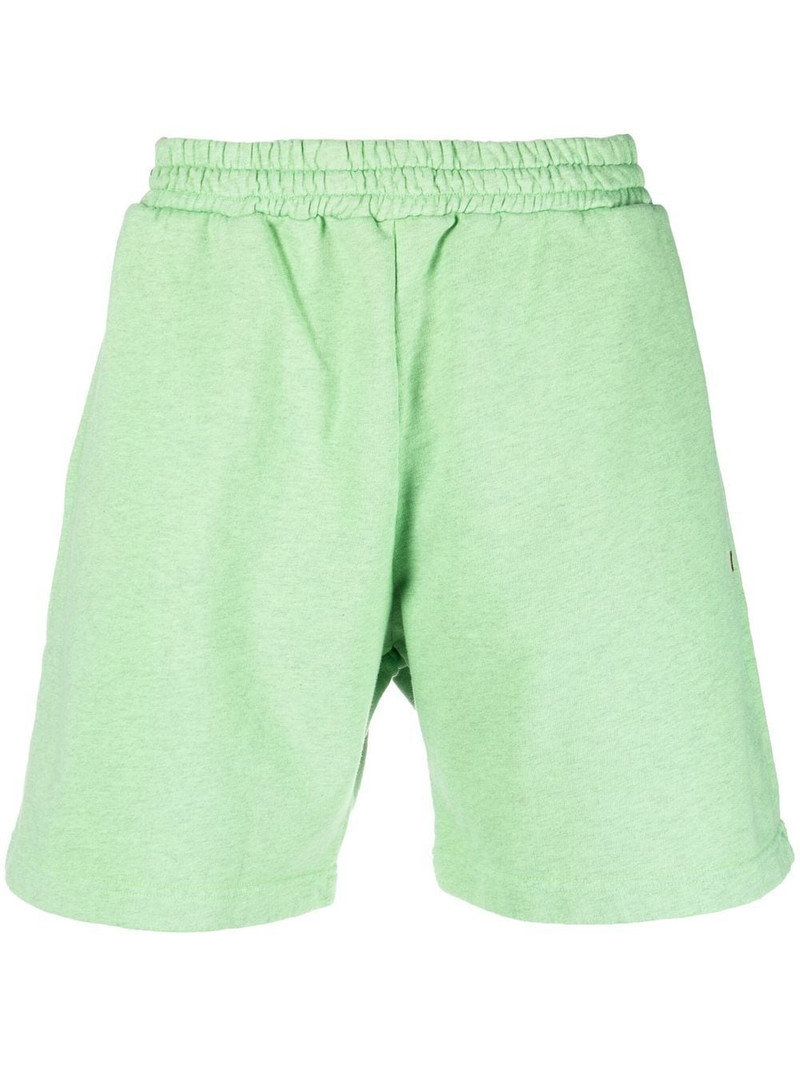 embroidered-logo cotton shorts 1