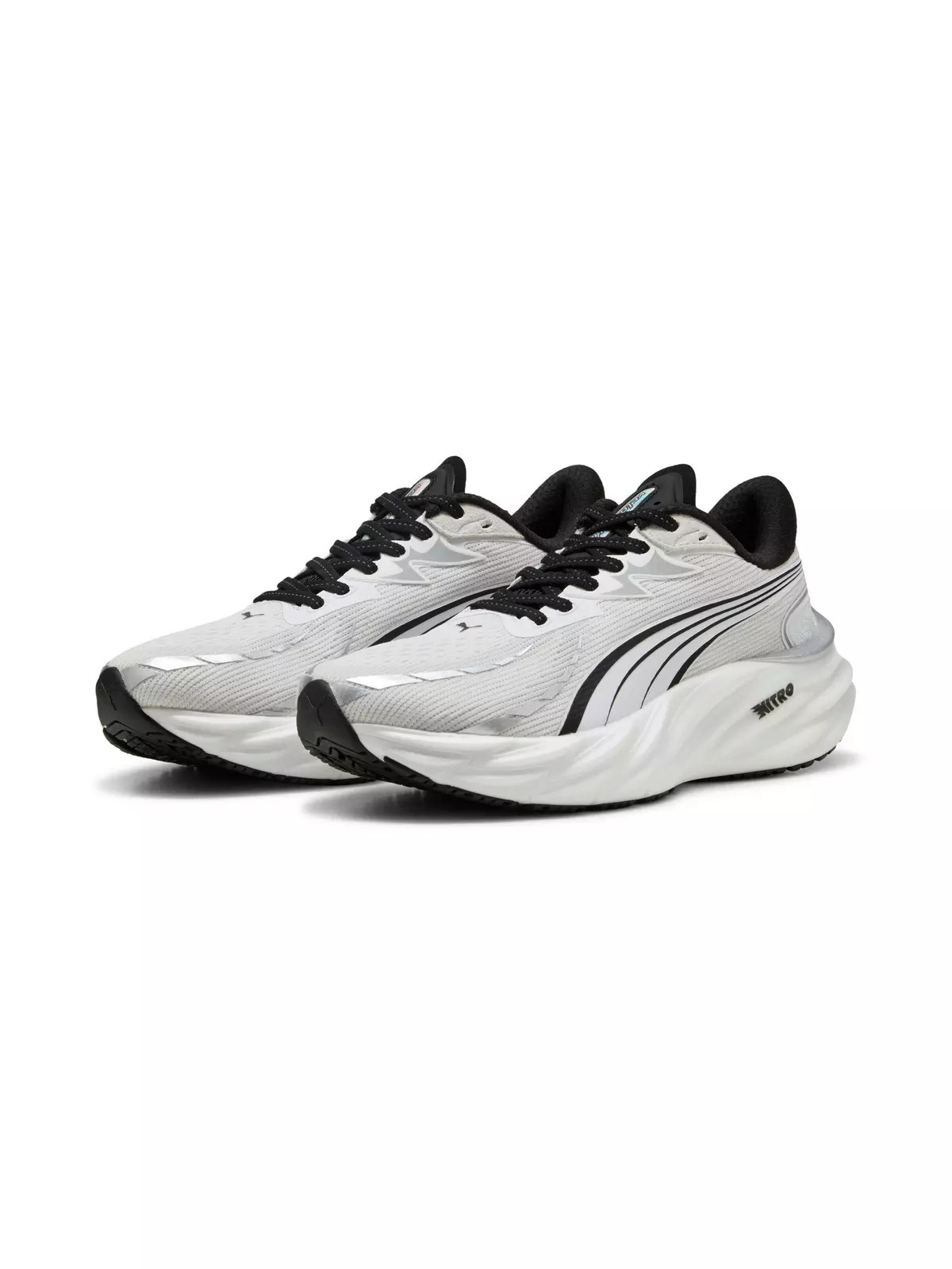 PUMA Velocity NITRO 4 "PUMA White/PUMA Black" Women's Running Shoe - 3