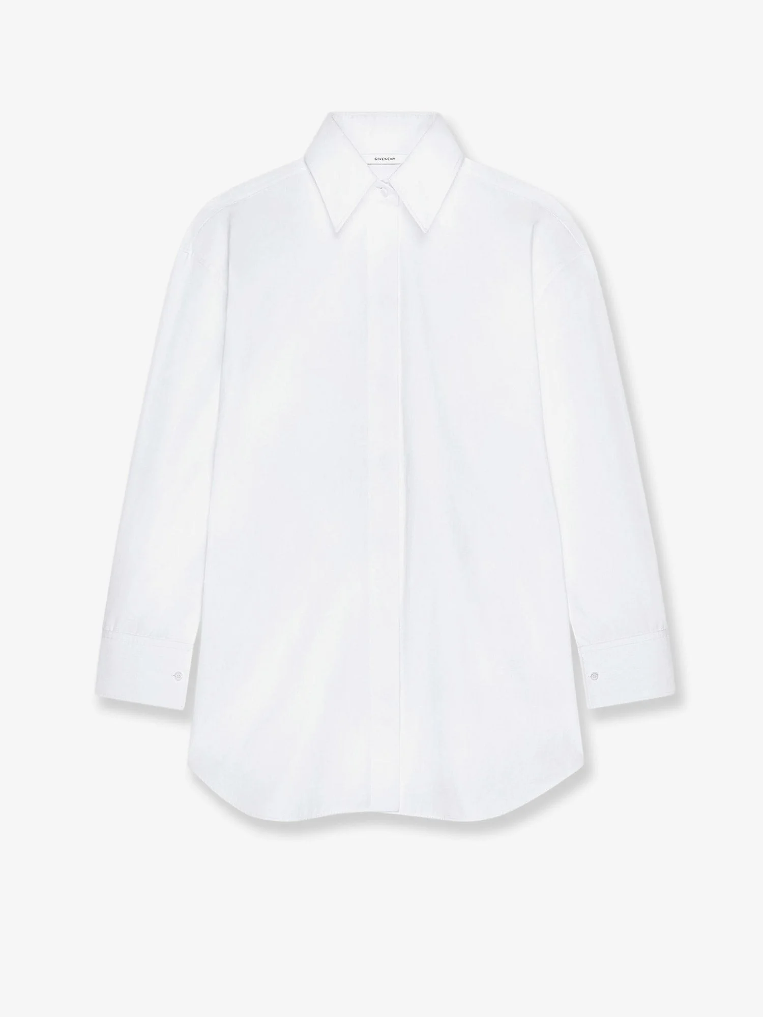 Givenchy Women Backless Cotton Shirt - 1