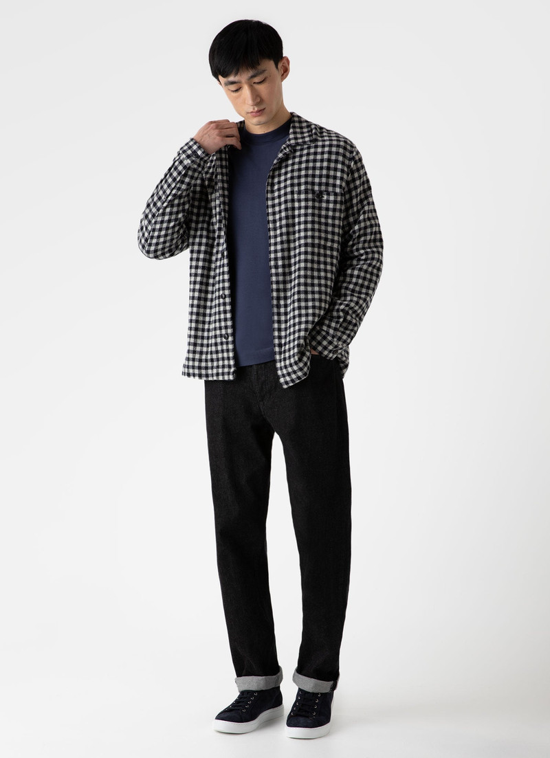 Sunspel Heavy Flannel Overshirt outlook