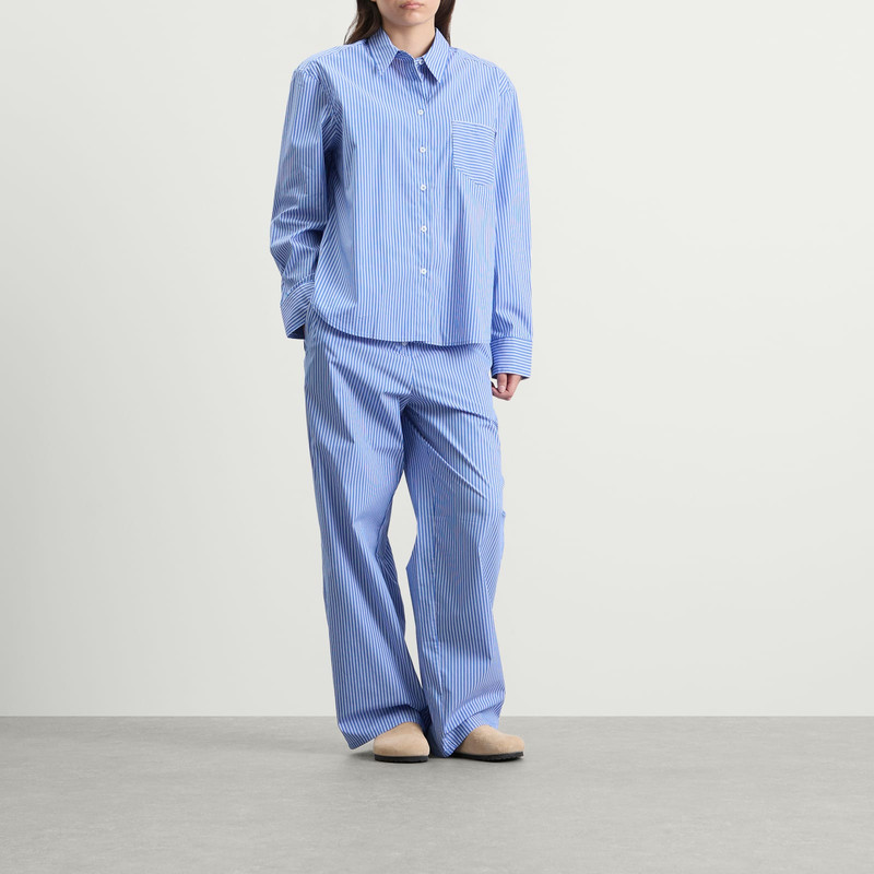 GOOD AMERICAN Good American Poplin Classic Boxy Shirt outlook