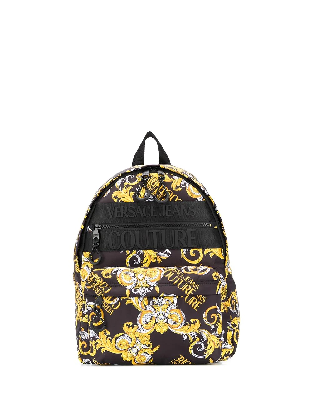 baroque print backpack - 1