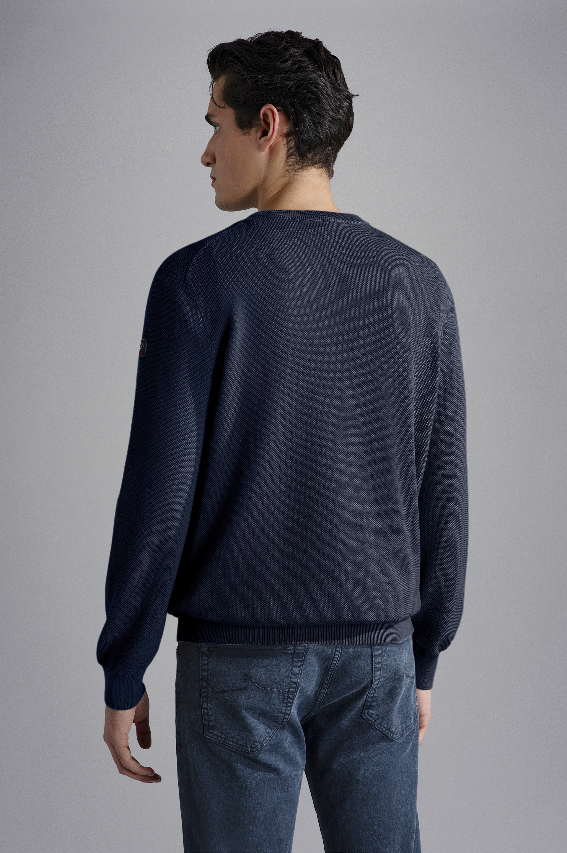 GARMENT DYED COTTON JUMPER - 3