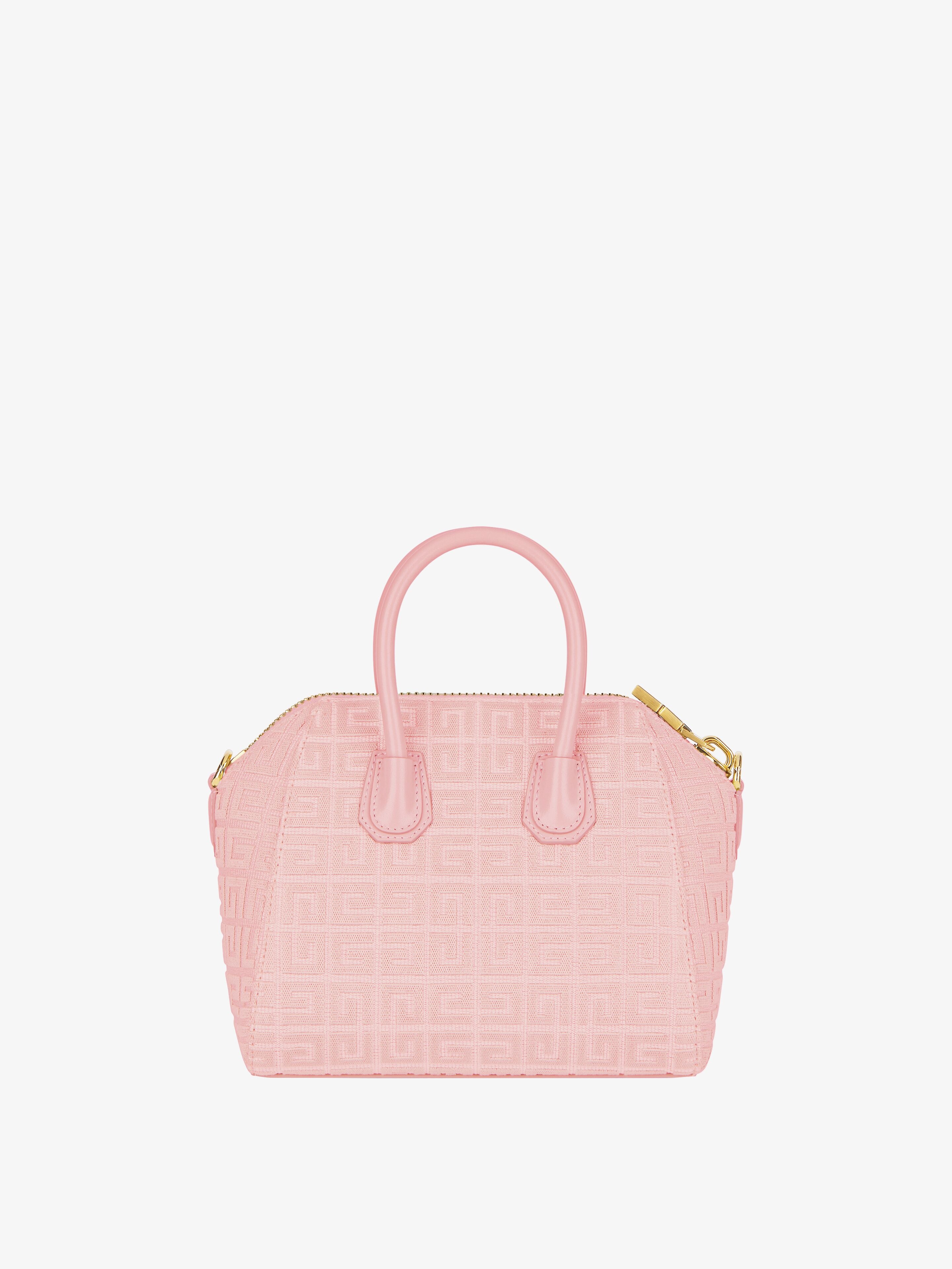 MINI ANTIGONA BAG IN 4G EMBROIDERED CANVAS - 5