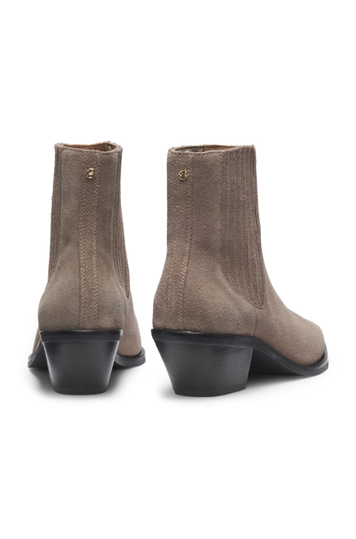 ANKLE BOOTS IN SUEDE WITH CUBAN HEEL - 6