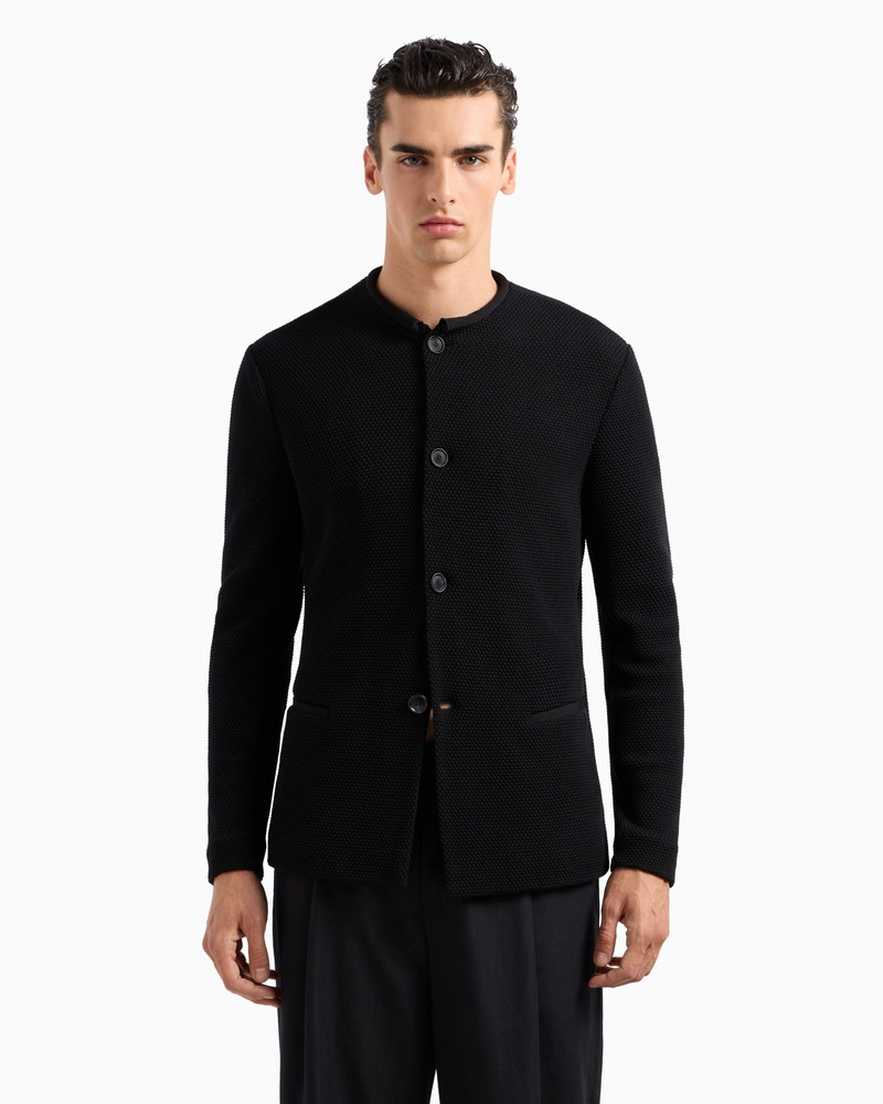 SINGLE-BREASTED, VIRGIN-WOOL BLEND JACKET 2