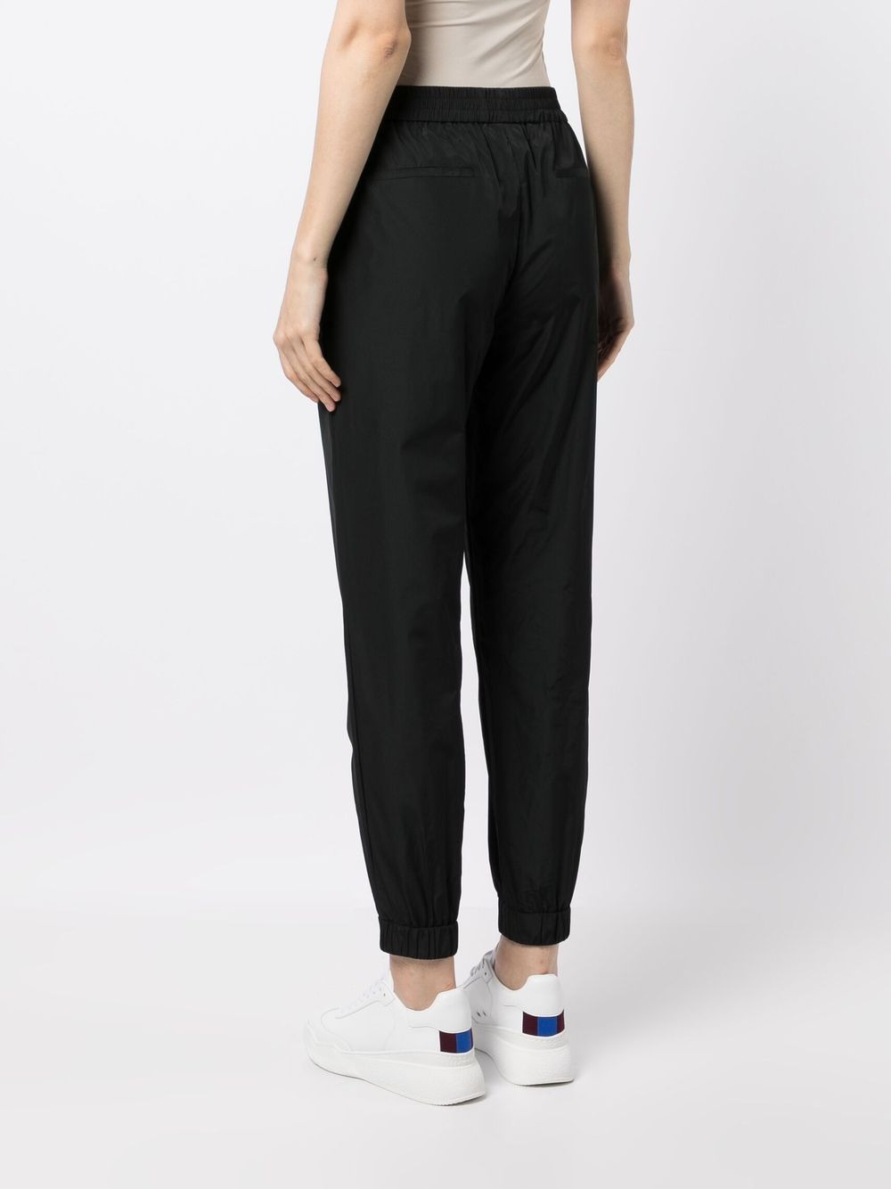 elasticated-waistband track pants - 4
