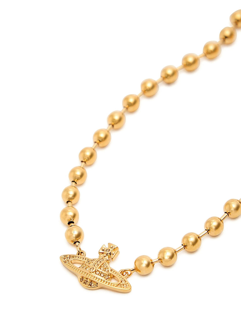 Vivienne Westwood Vivienne Westwood Thames Mini Bas-relief Ball-chain Necklace outlook