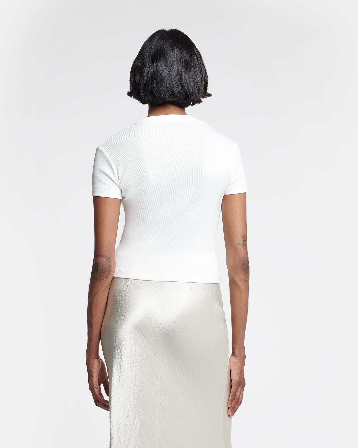 Cropped Ribbed Cotton-Jersey T-Shirt - 4