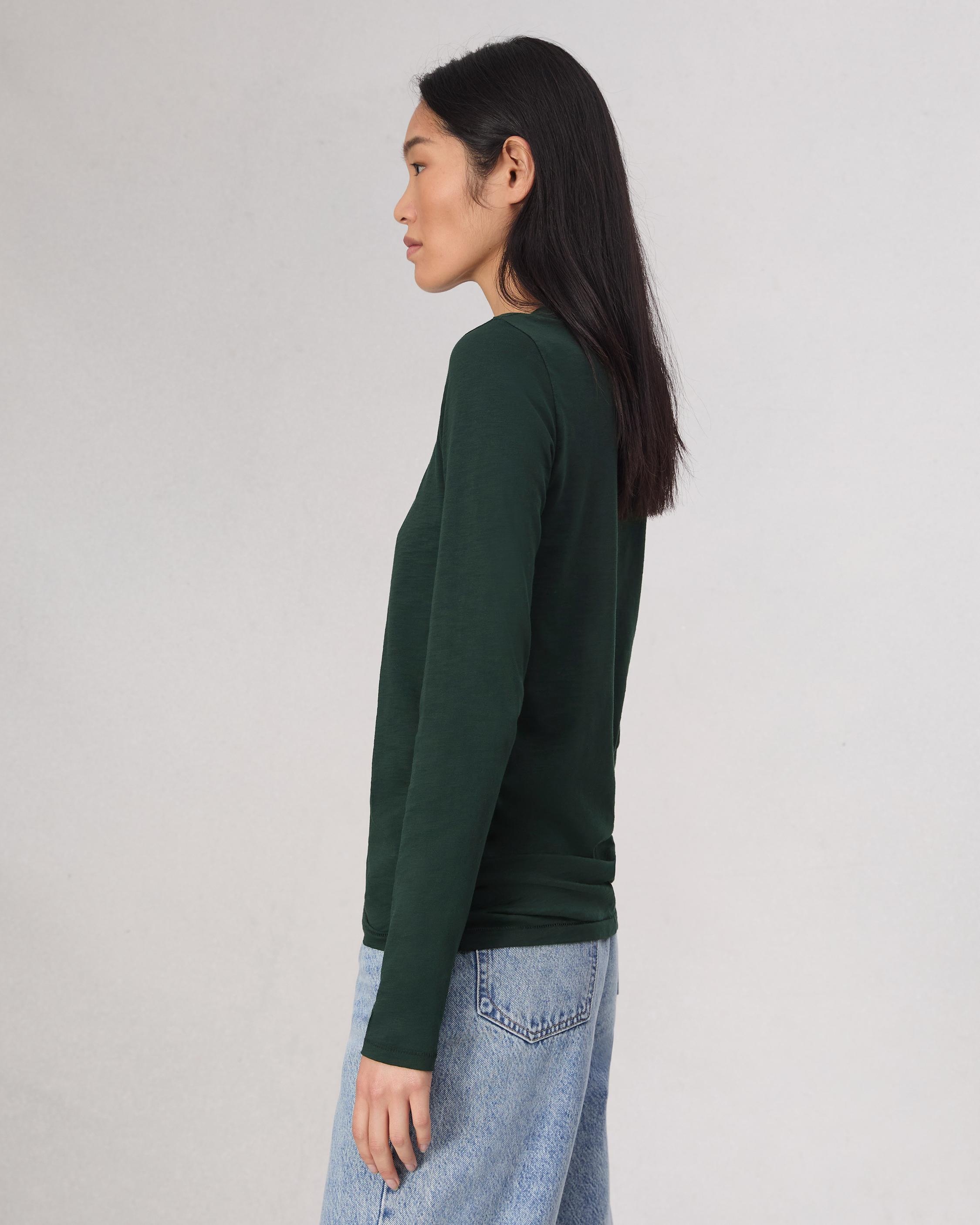 Slub Long Sleeve Tee - 4