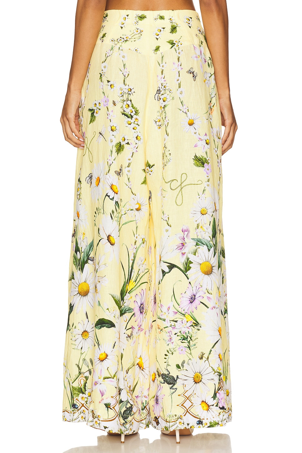 Corset Waist Wide Leg Pant - 4
