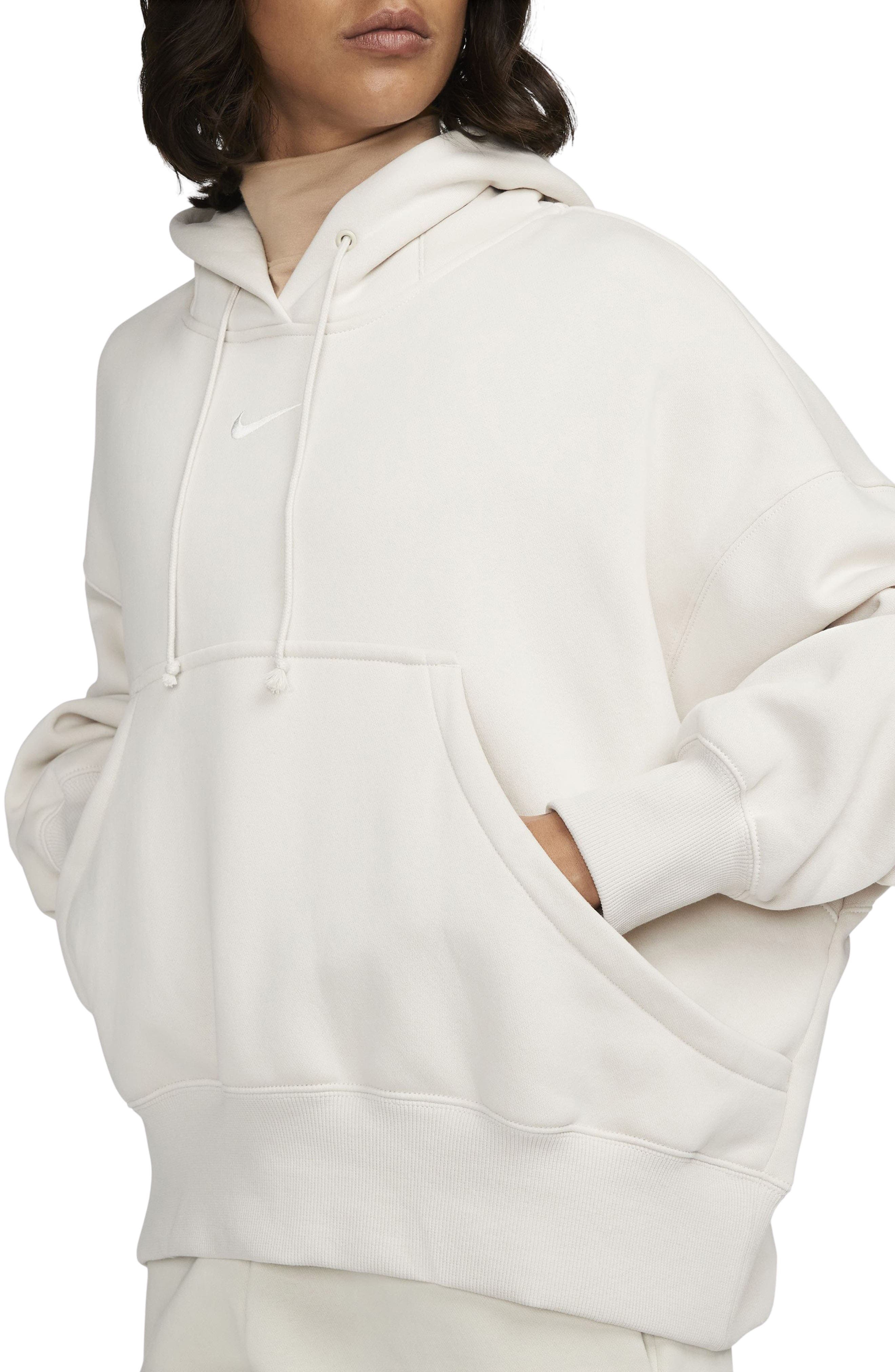 Nike Sportswear Phoenix Fleece Pullover Hoodie in 104 Light Orewood Brown/sail at Nordstrom - 3