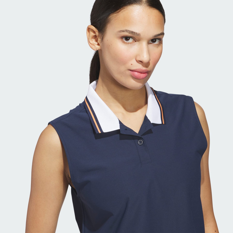 Beyond The Course Twistknit Sleeveless Polo Shirt 5