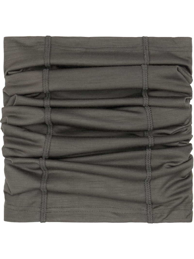 RIER Gray Cache-Cou Jersey Wool Neck Warmer outlook