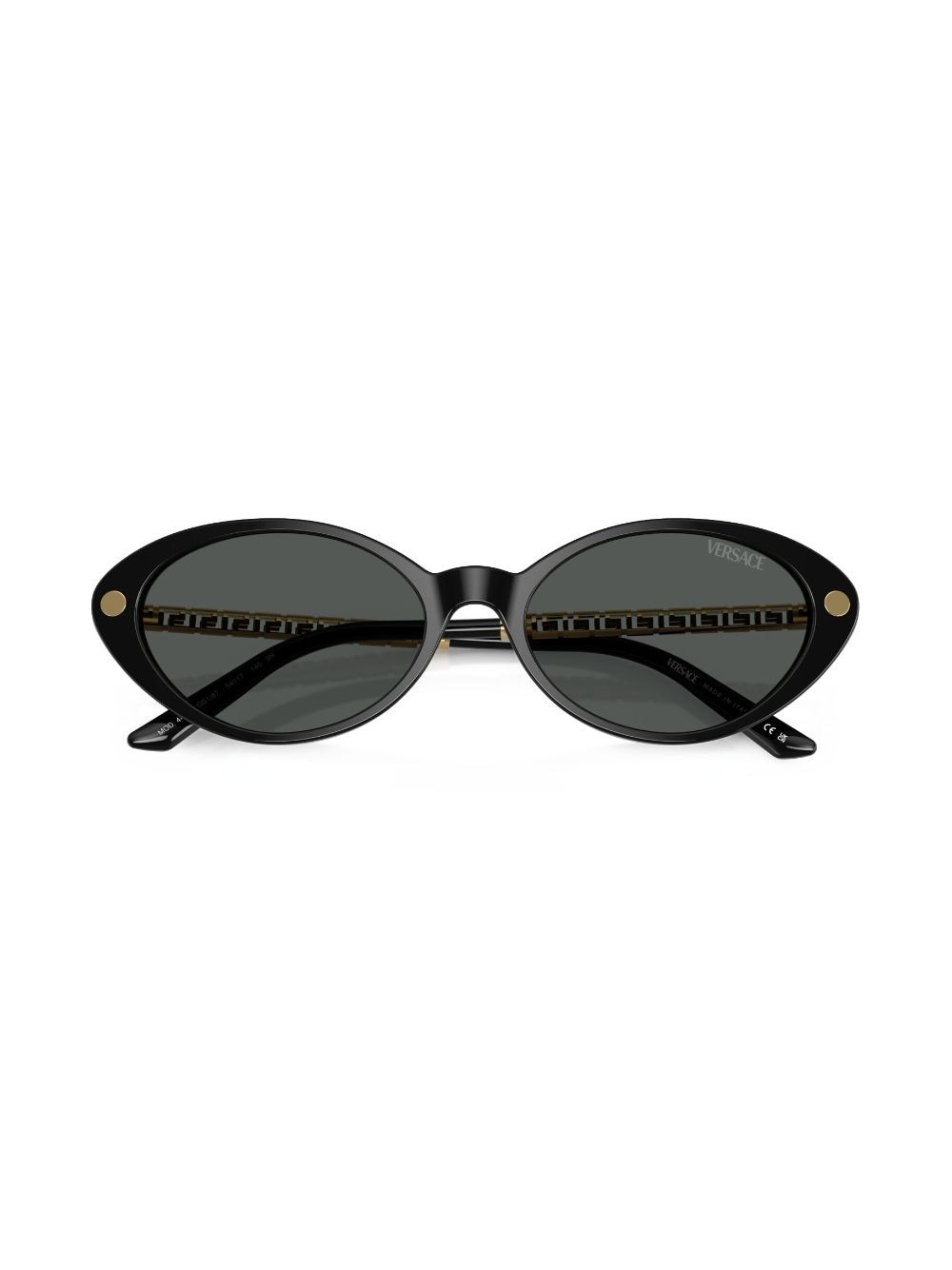 Greca-detail cat eye-frame sunglasses - 5