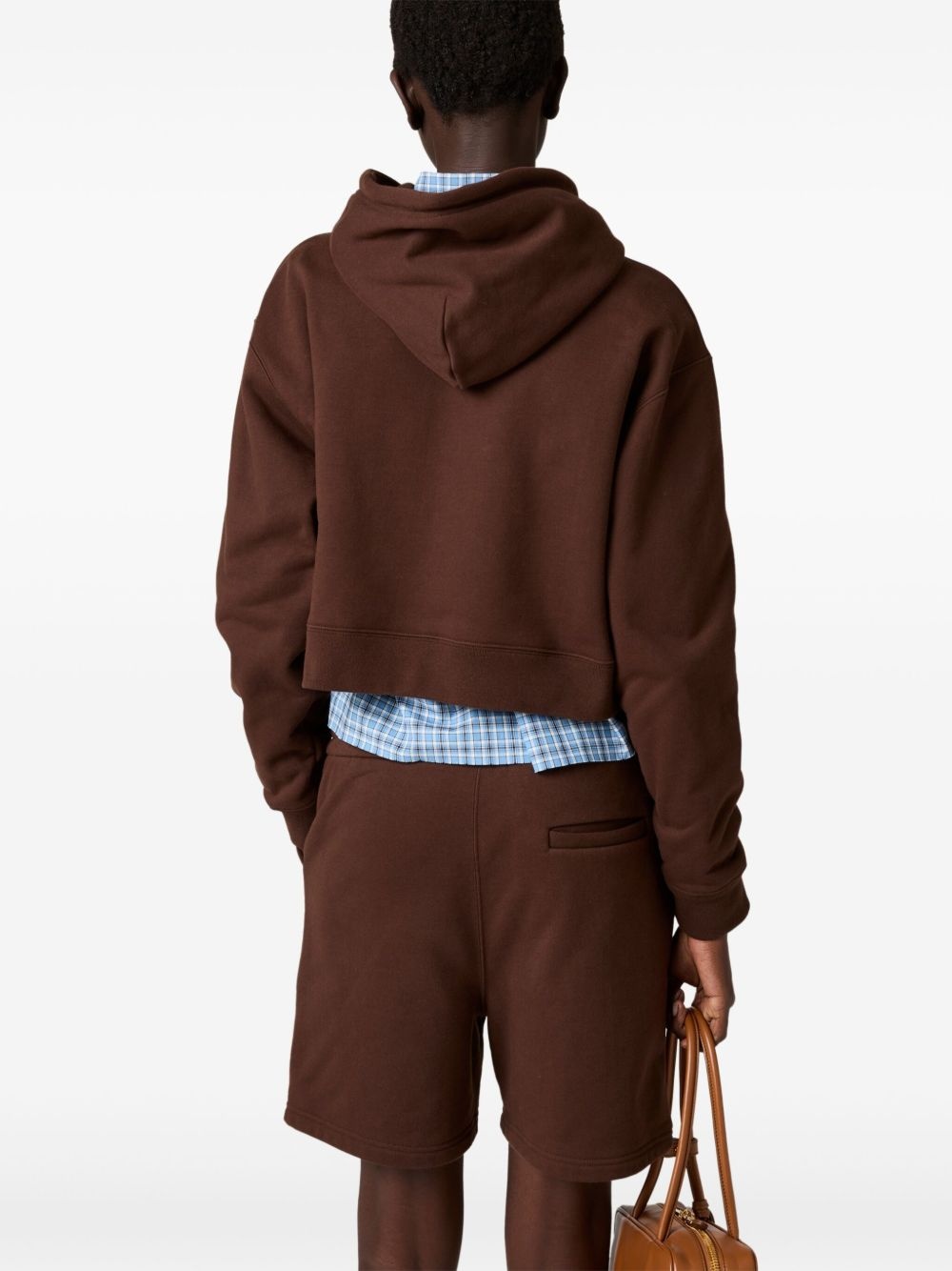 cotton fleece hoodie - 4