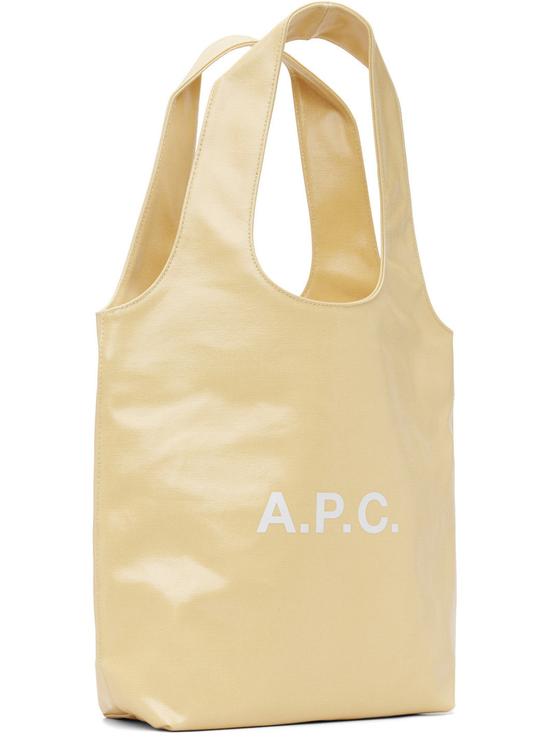 A.P.C. Beige Ninon Small Tote outlook