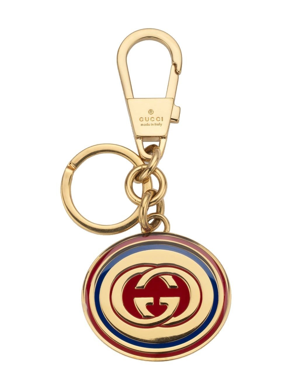 Interlocking G enamel keychain - 1