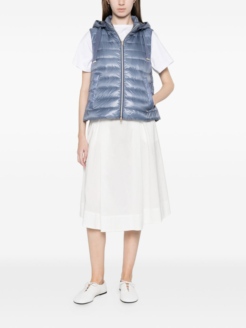 Herno hooded gilet outlook