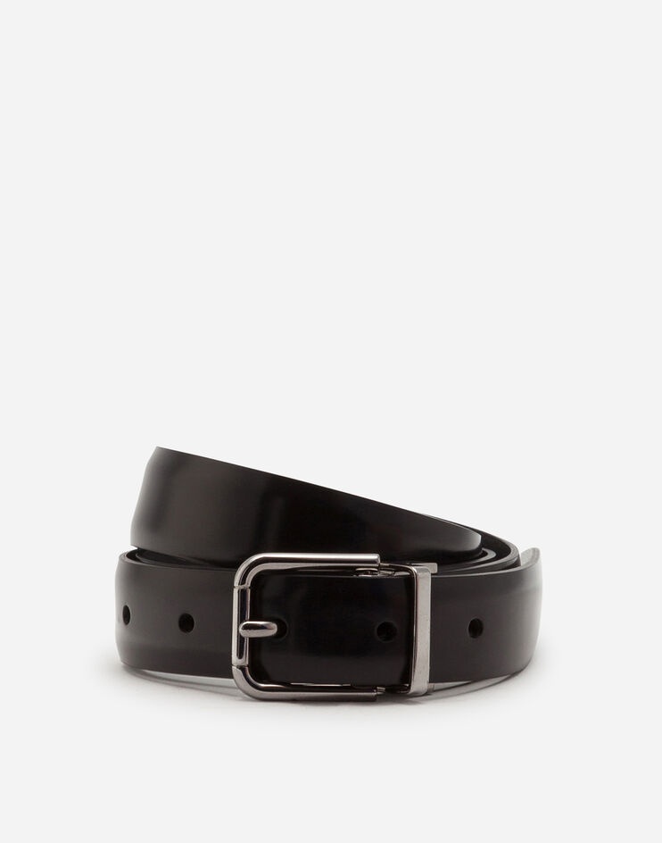 Brushed calfskin belt - 1