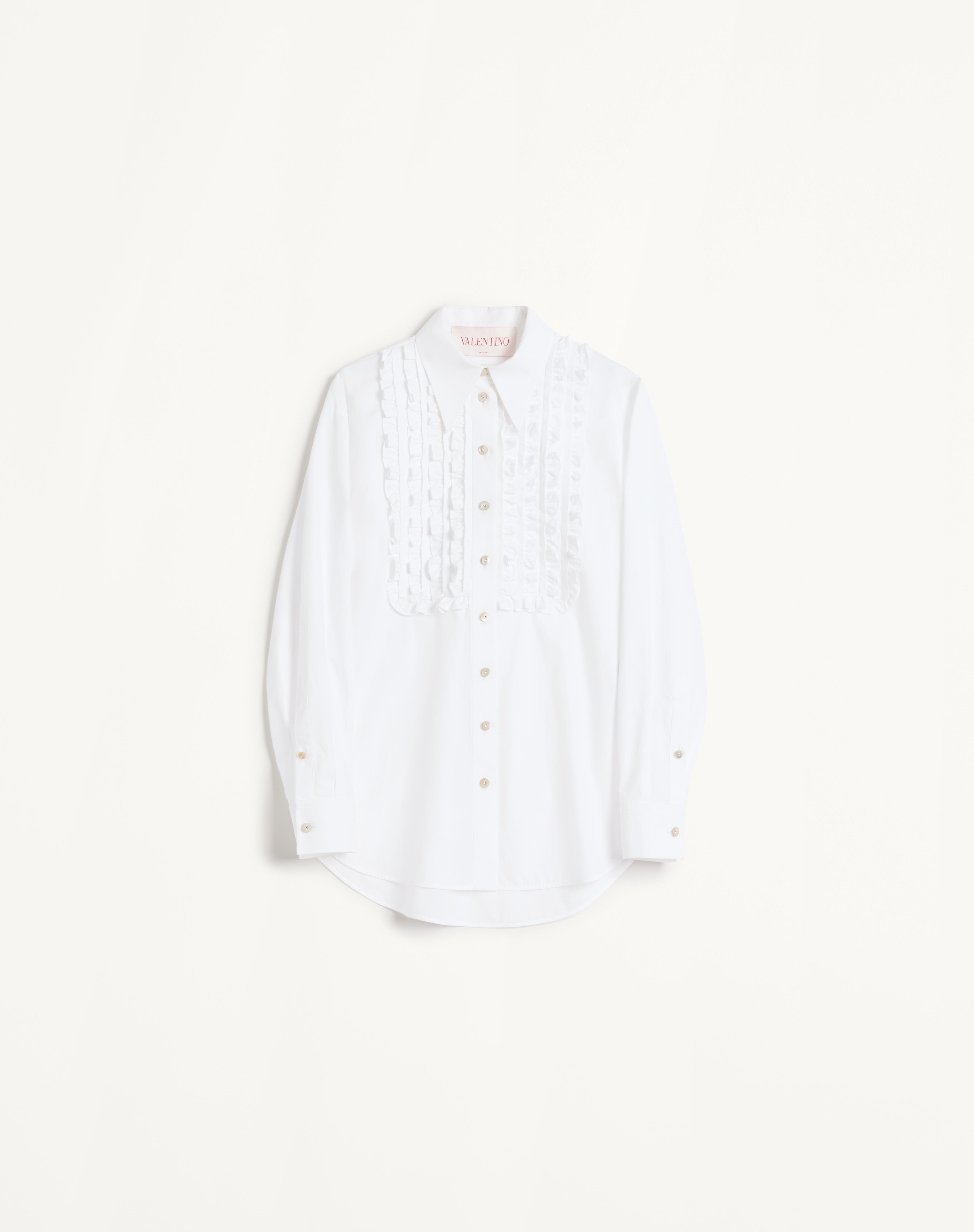 COTTON POPELINE SHIRT - 1