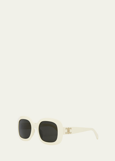 CELINE Triomphe Square Acetate Sunglasses outlook