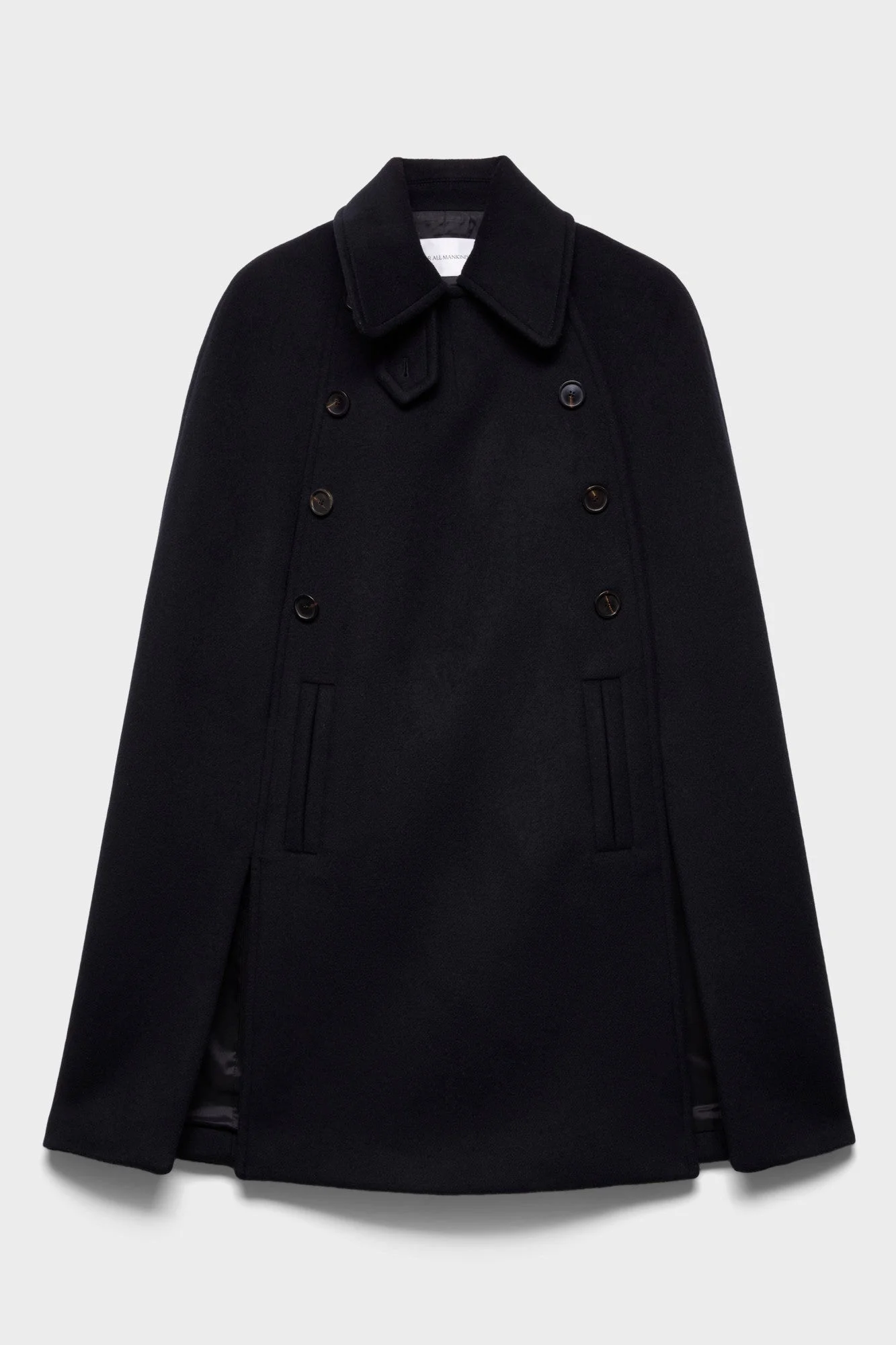 DOUBLE BREASTED CAPE in Wool - 1