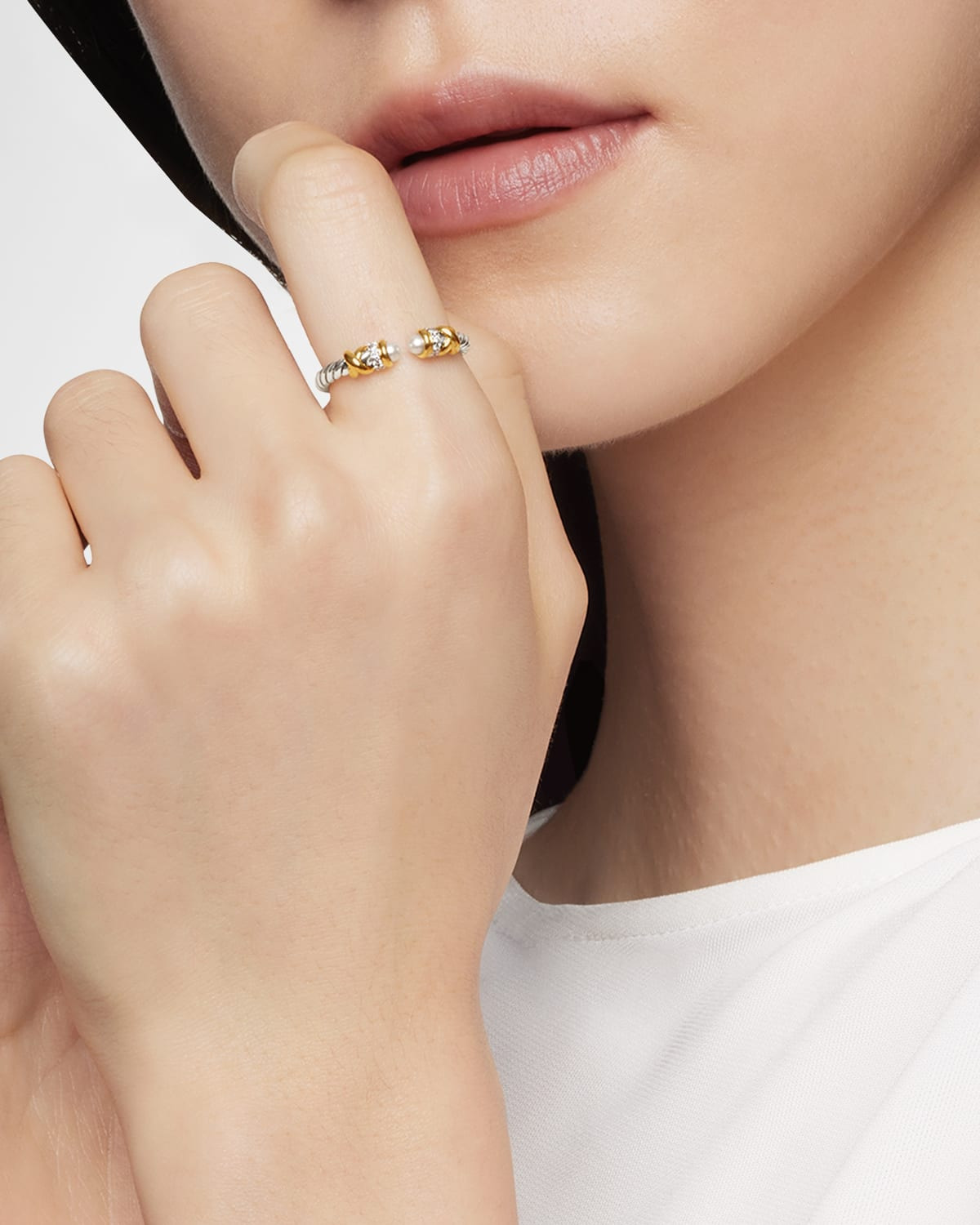 2.5mm Petite Helena Open Band Ring in Silver - 2