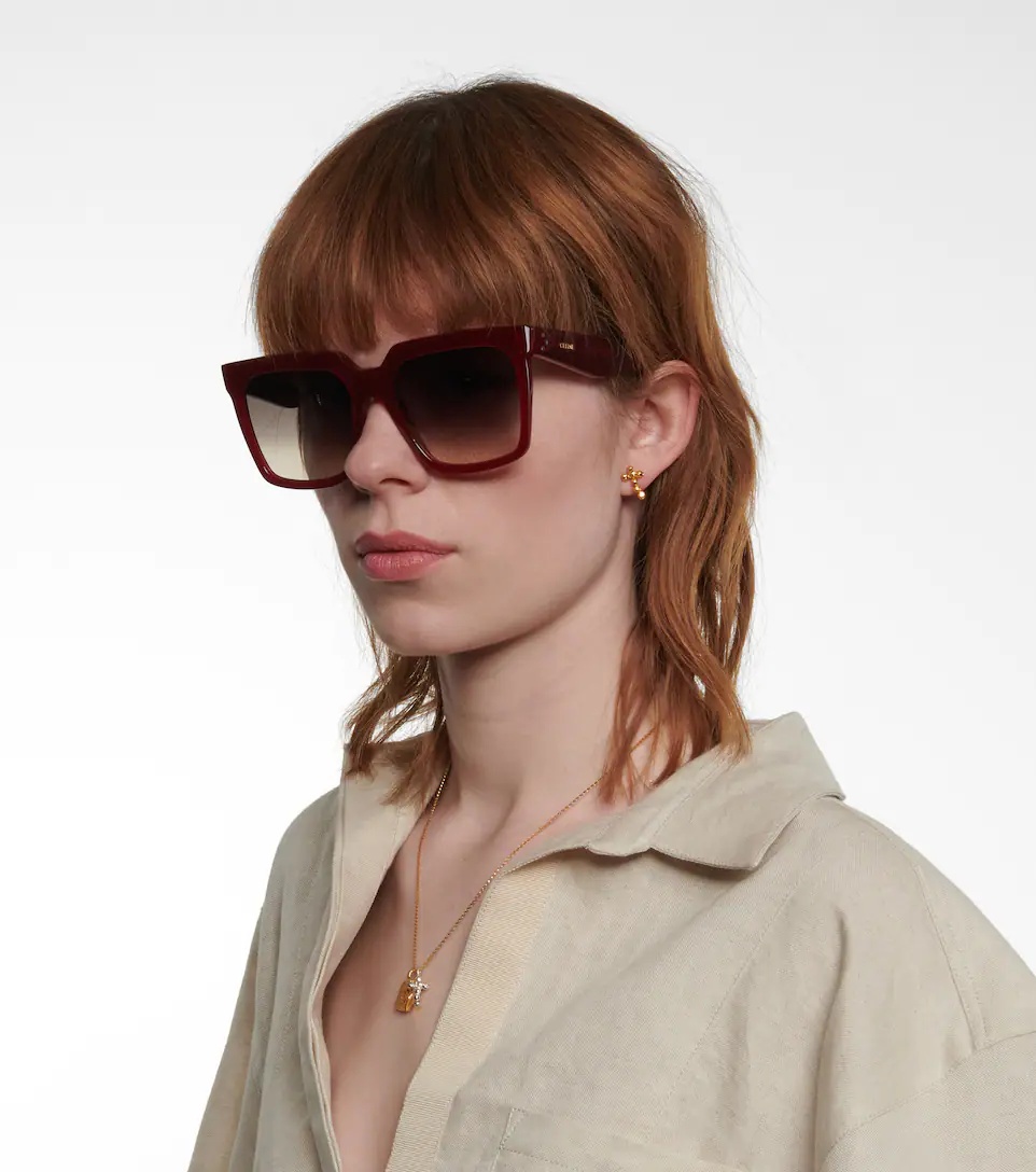 Square acetate sunglasses - 3