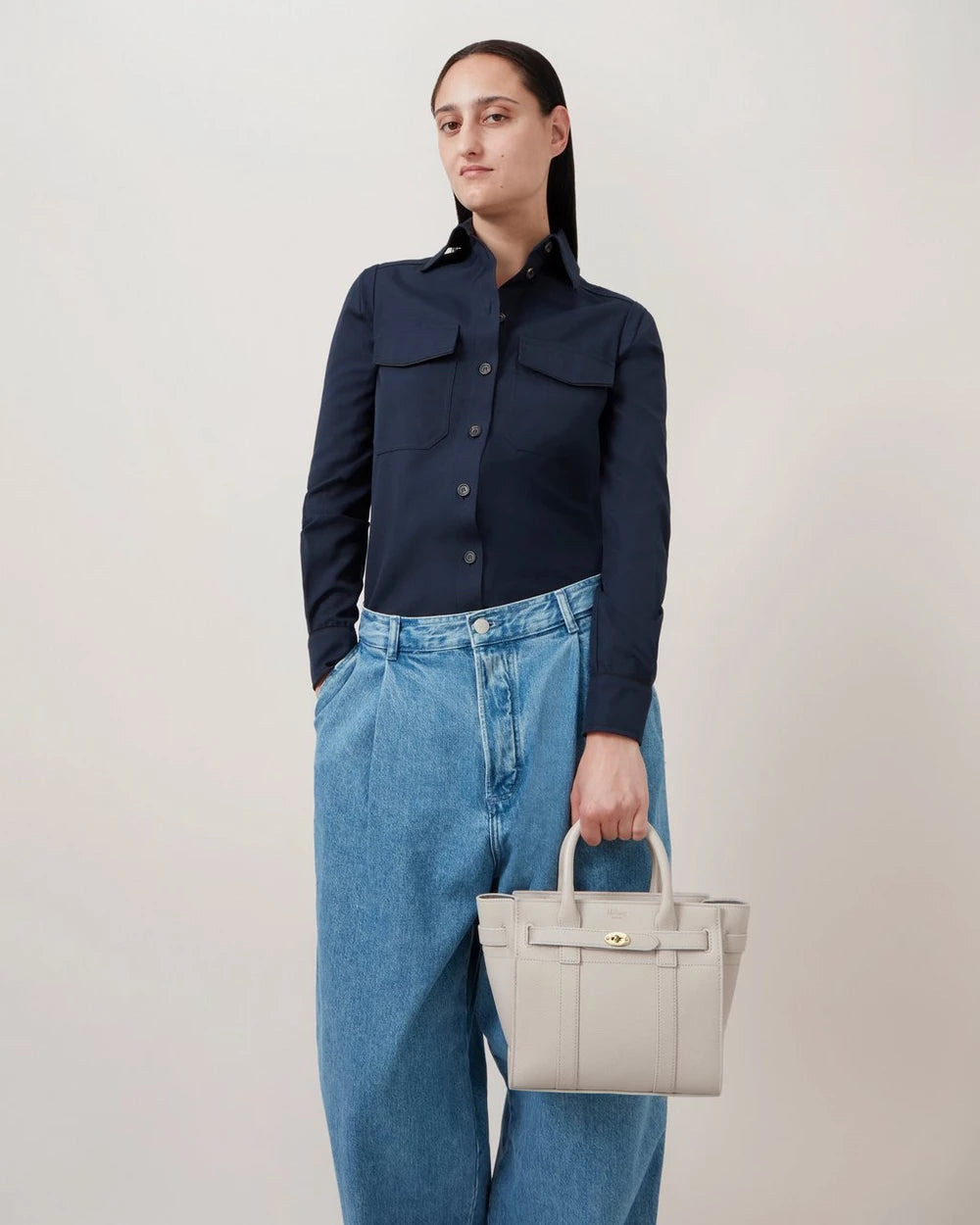 Mini Zipped Bayswater Small Classic Grain - 3