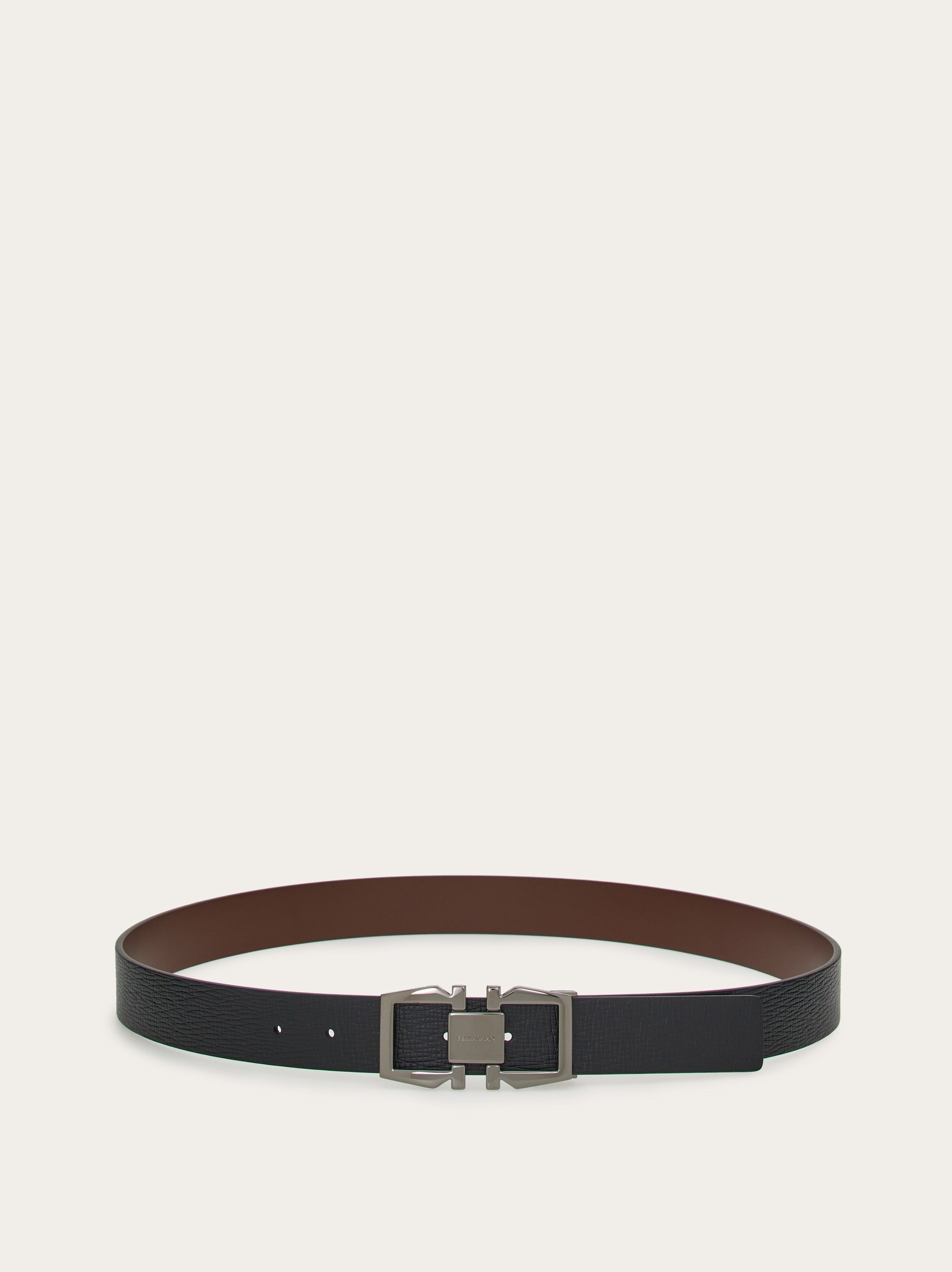 Reversible and adjustable Gancini belt - 3