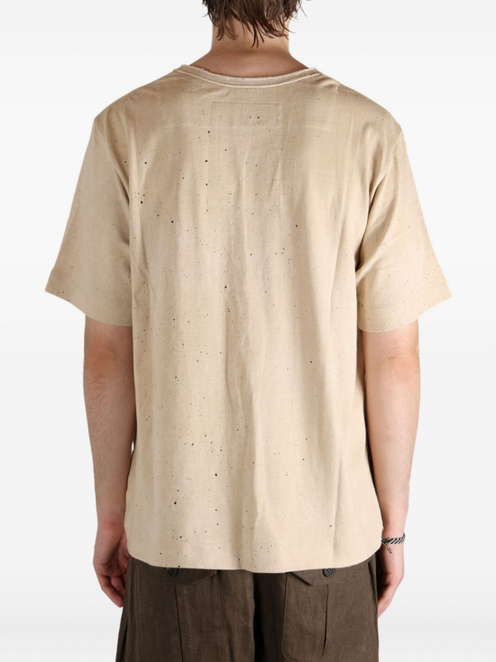 SPECKLED COTTON T-SHIRT - 5