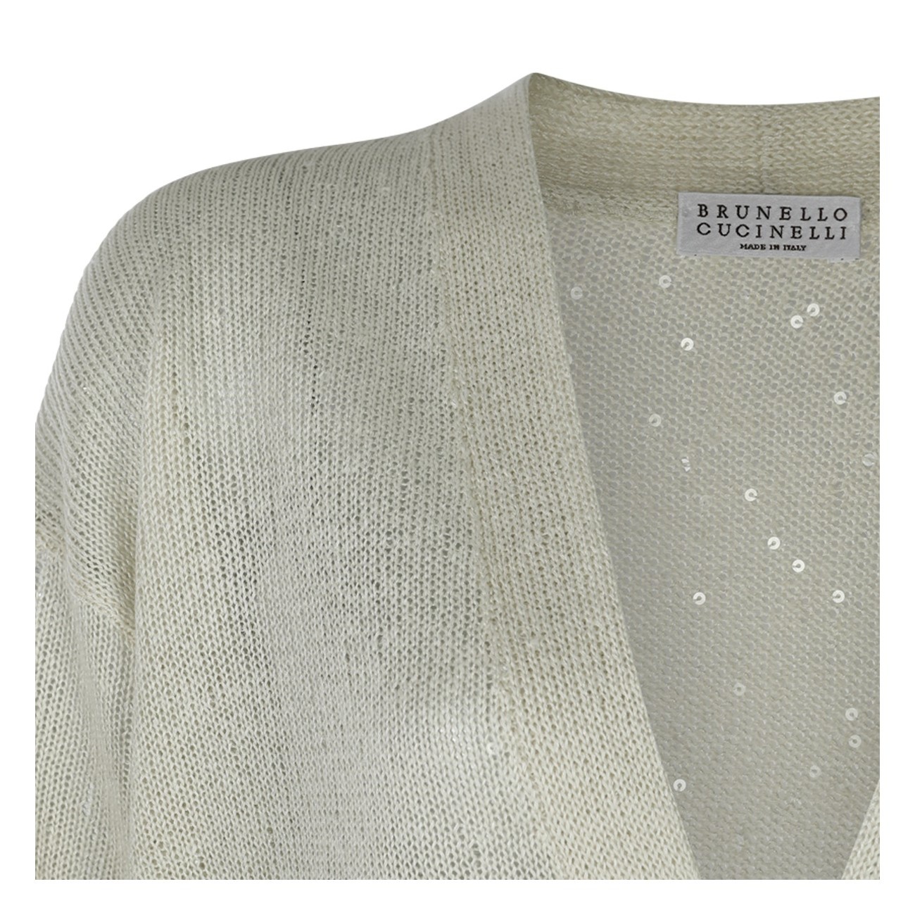 grey linen and silk knitwear - 3