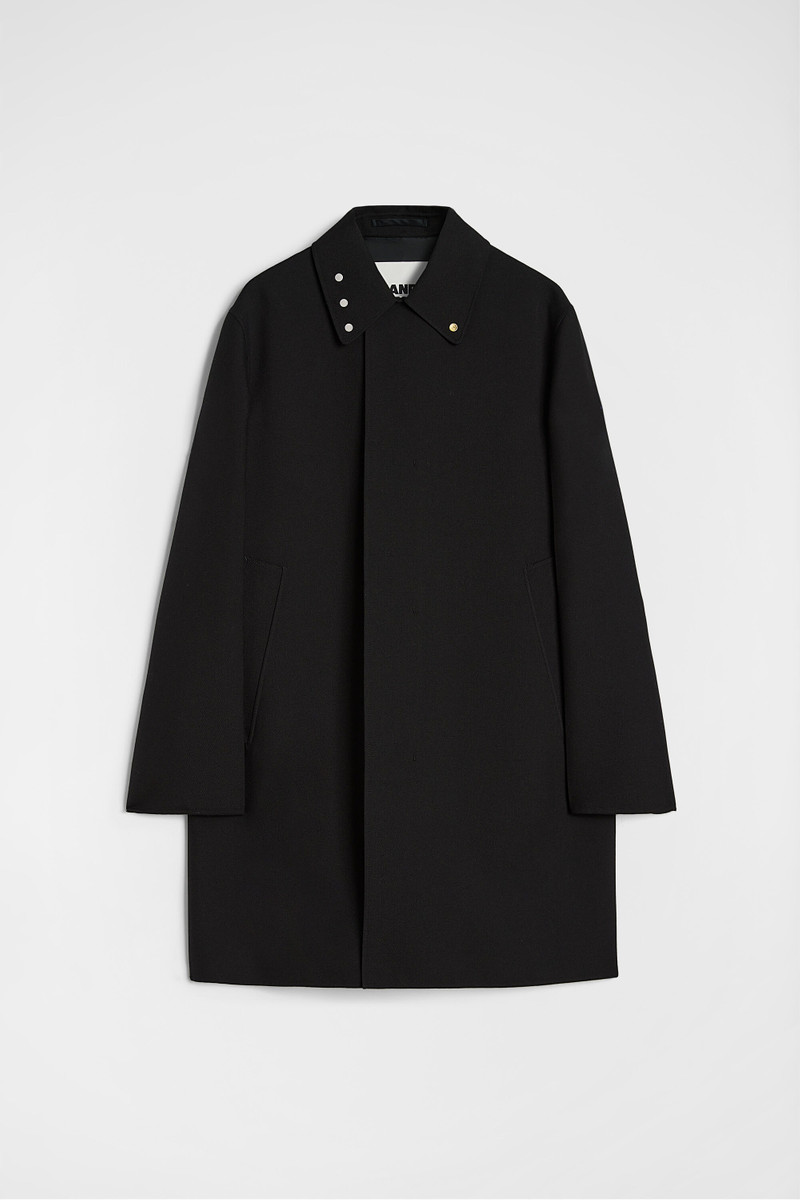 Wool Gabardine Coat - 1