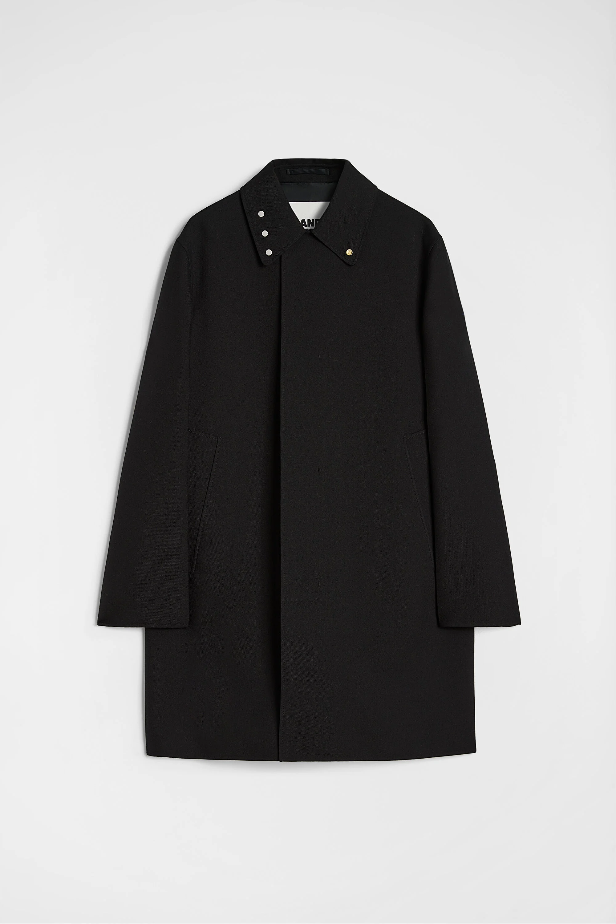 Wool Gabardine Coat - 1