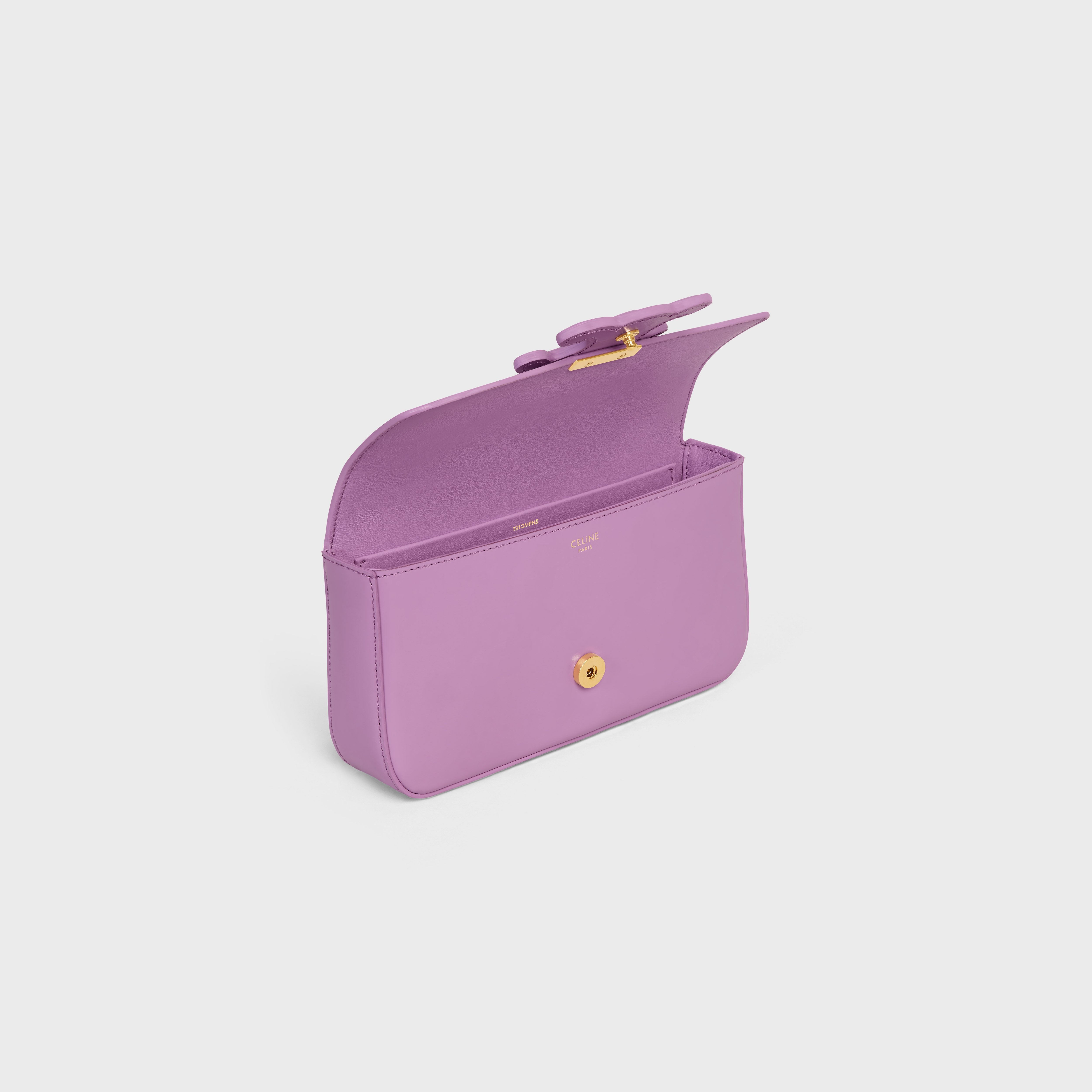 CHAIN SHOULDER BAG CUIR TRIOMPHE in shiny calfskin - 4