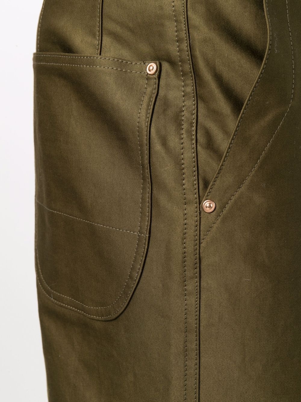 drop-crotch tapered trousers - 5