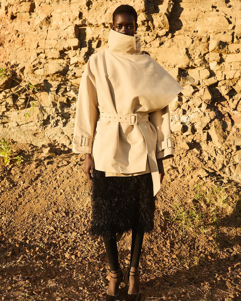 MINI SCARFCOAT SAND 4