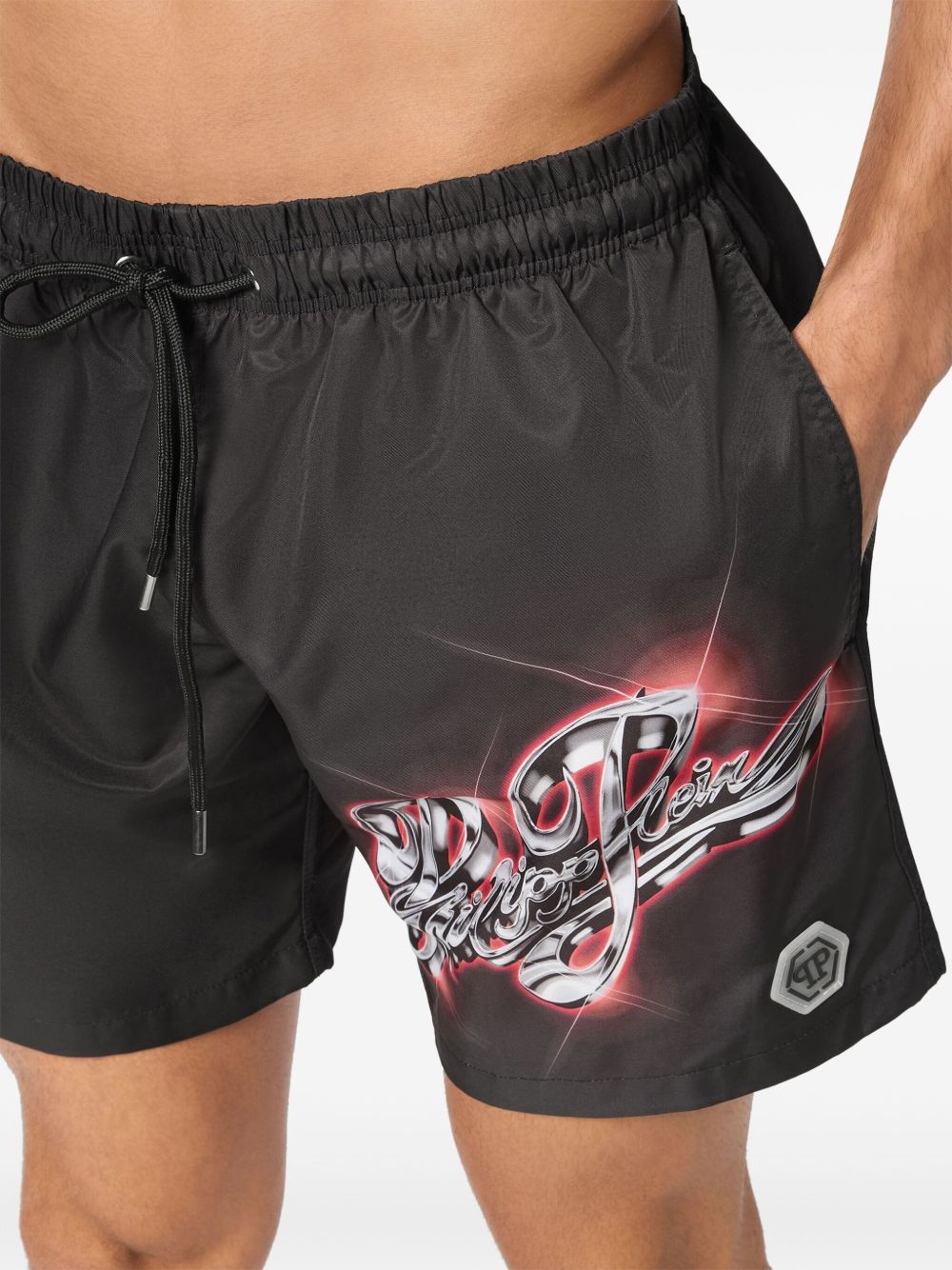 printed swim shorts - 4
